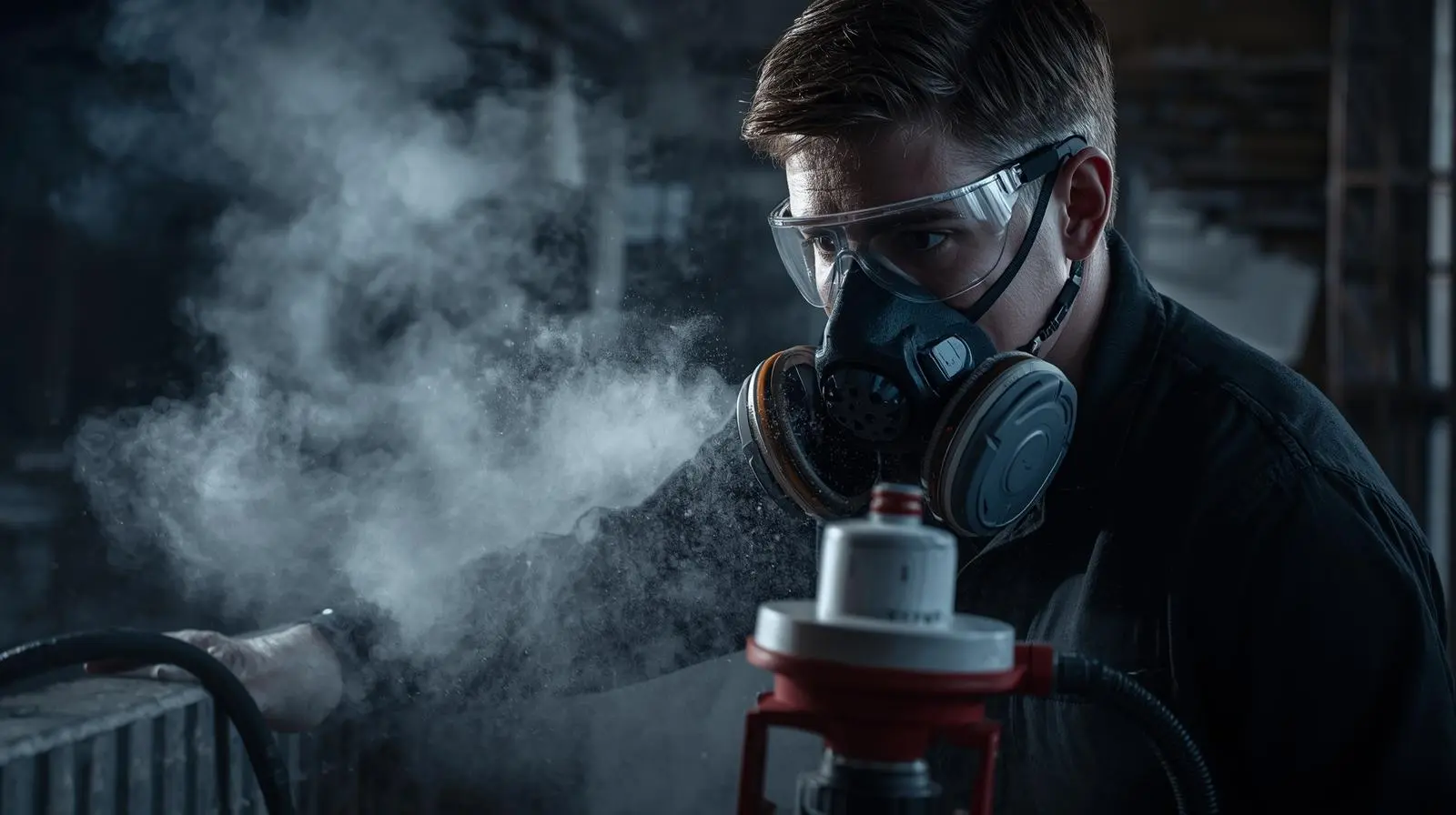 Collecting respirable crystalline silica air samples in an industrial setting