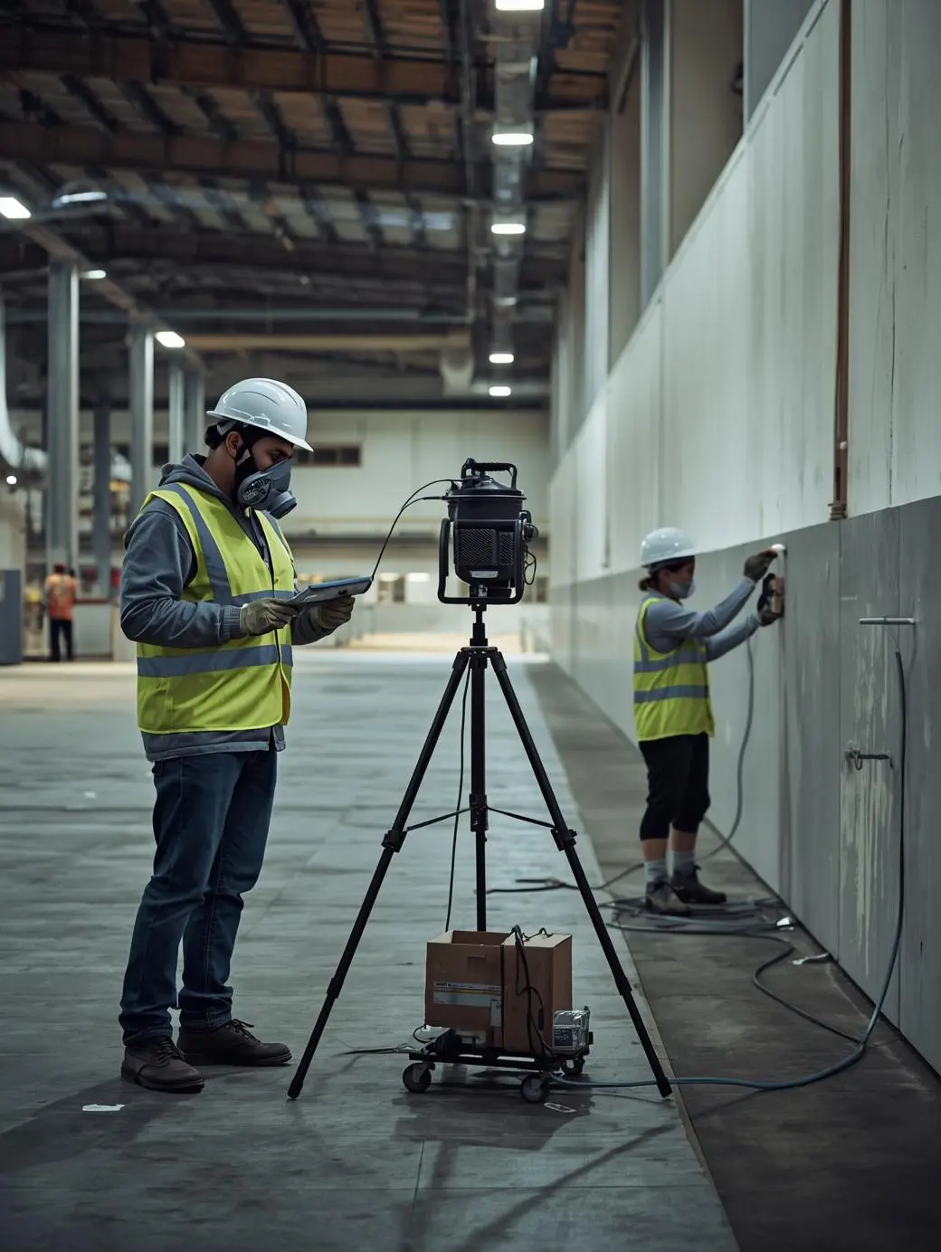 Post-remediation mold clearance testing and indoor air quality sampling Houston TX