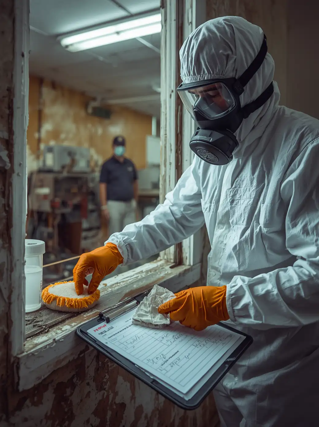 PCB surface wipe testing Ghost Wipe EPA cleanup standards Houston TX